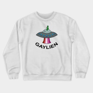 Lesbian Gaylien Pride Alien Crewneck Sweatshirt